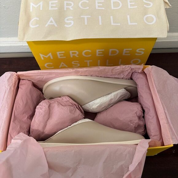 Mercedes Castillo top grain leather upper/lining cushioned Mule size 6/36, NWT - Picture 11 of 15